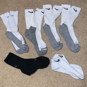 Nike and Under Armour Mens Sock Assortment